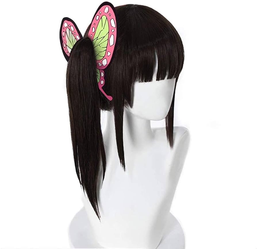 Amazon.co.jp: 鬼滅の刃 栗花落 カナヲ コスプレ ウィッグ 耐熱